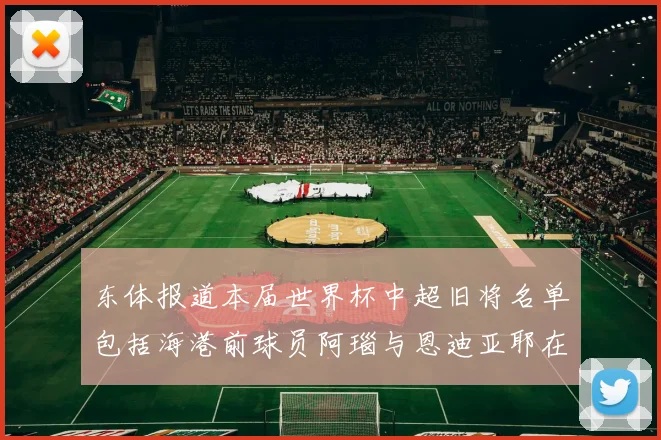 东体报道本届世界杯中超旧将名单包括海港前球员阿瑙与恩迪亚耶在内的10位球员