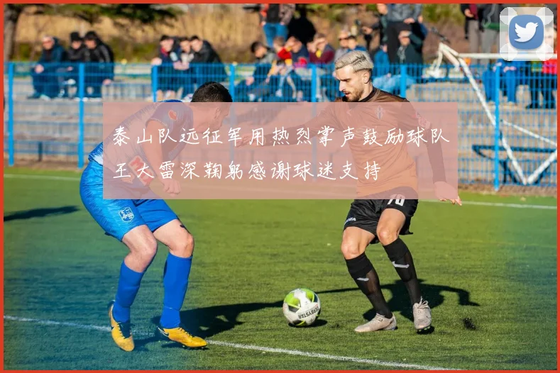 泰山队远征军用热烈掌声鼓励球队王大雷深鞠躬感谢球迷支持